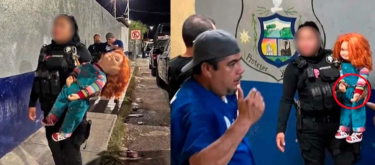 'Chucky' cuando era reseñado por la Policía de Monclova, México