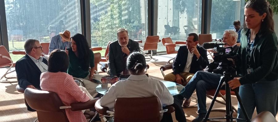 Víctimas y victimarios del conflicto armado presentes en Ginebra, Suiza.