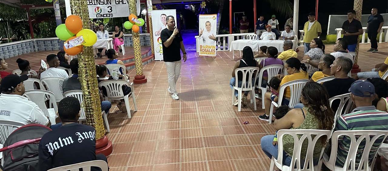 Harry Canedo, candidato a la Asamblea, en un nuevo recorrido por municipios