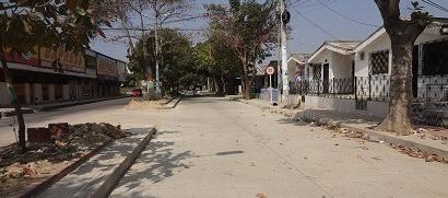 Sector de la calle 27A, número 17-24, en Malambo,en donde fue asesinado un hombre