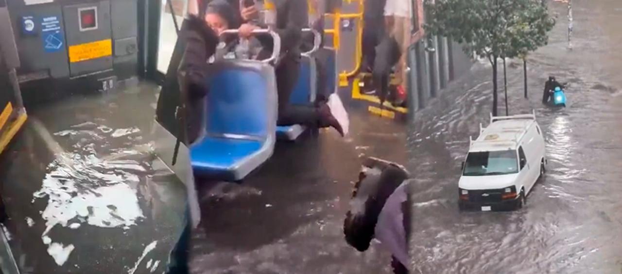 El sistema del metro y de las líneas de autobuses sufrieron graves afectaciones