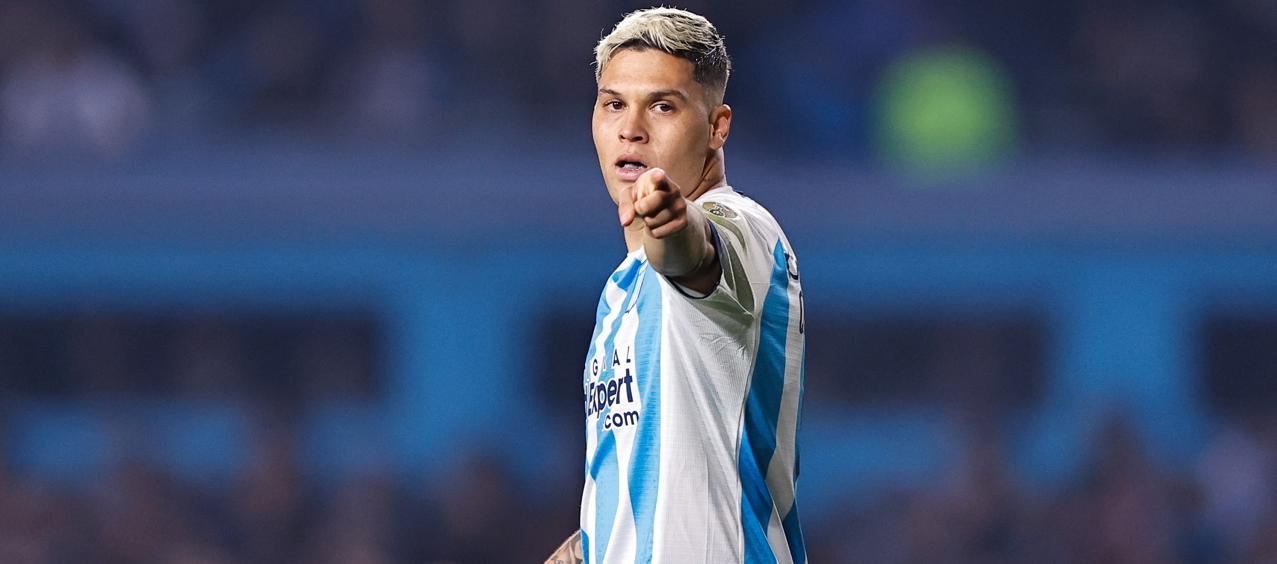 Juan Fernando Quintero marcó su segundo gol con la camiseta de Racing.