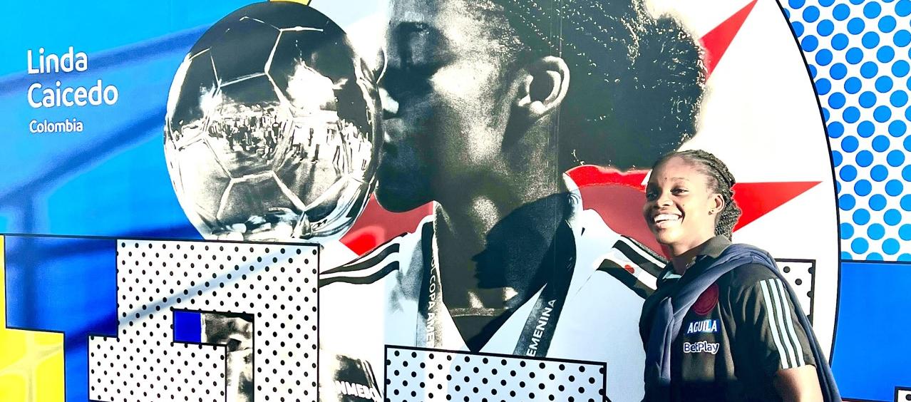 Linda Caicedo, futbolista colombiana del Real Madrid. 