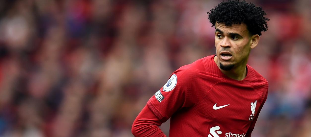 Luis Díaz, delantero colombiano del Liverpool. 