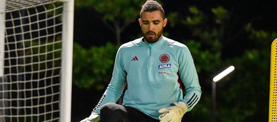 Álvaro Montero, segundo portero de la Selección Colombia. 