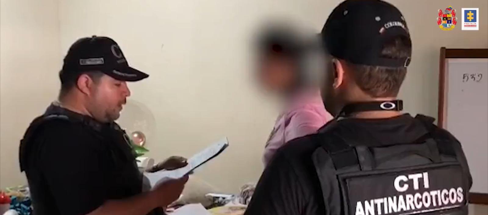 Captura de alias ‘Natalia’ por las autoridades.