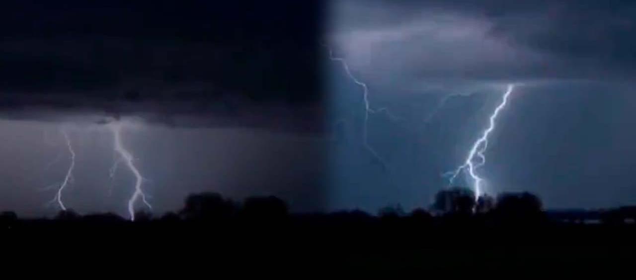 La tormenta eléctrica inusual del sábado en el Estado de Odisha, en India