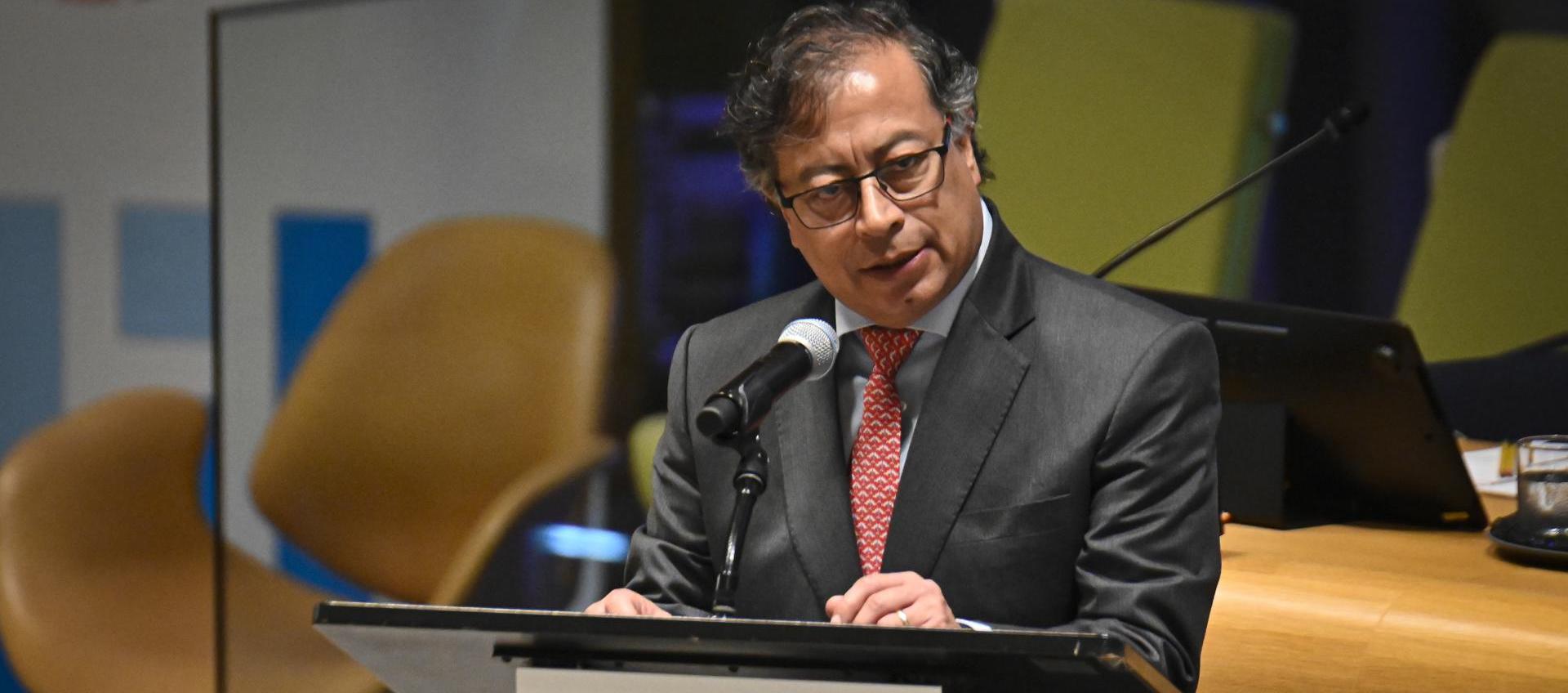 Gustavo Petro en la cumbre de los Objetivos de Desarrollo Sostenible (ODS) de las Naciones Unidas.