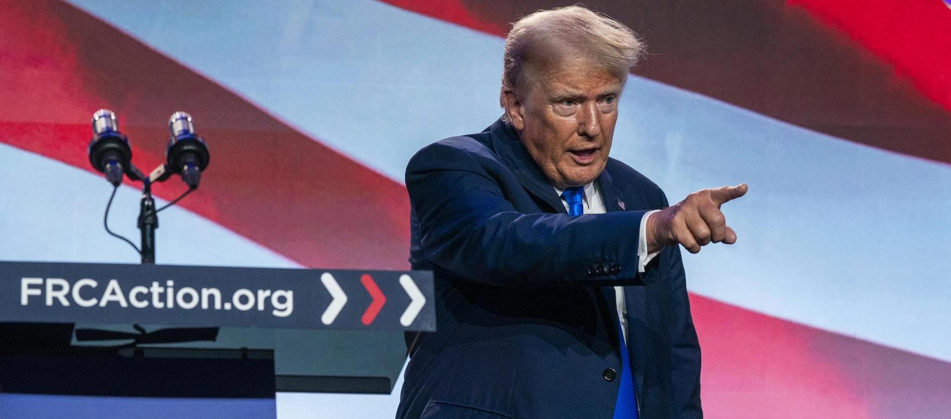 El ex Presidente estadounidense, Donald J. Trump.