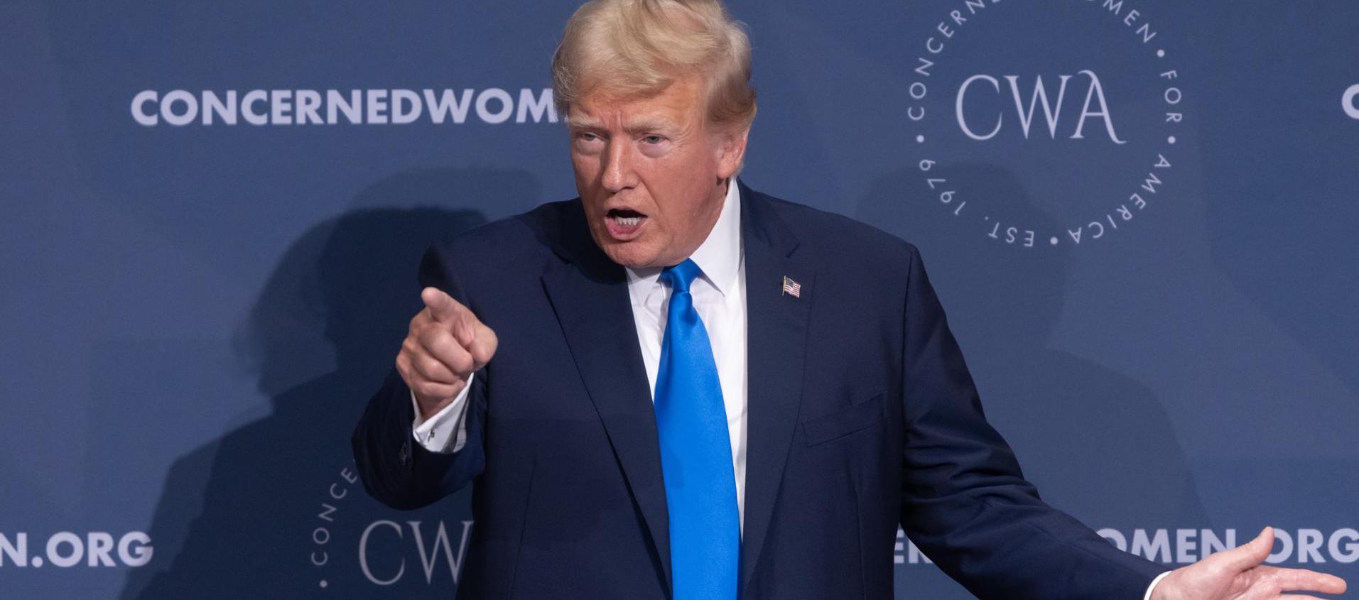 El expresidente Donald Trump