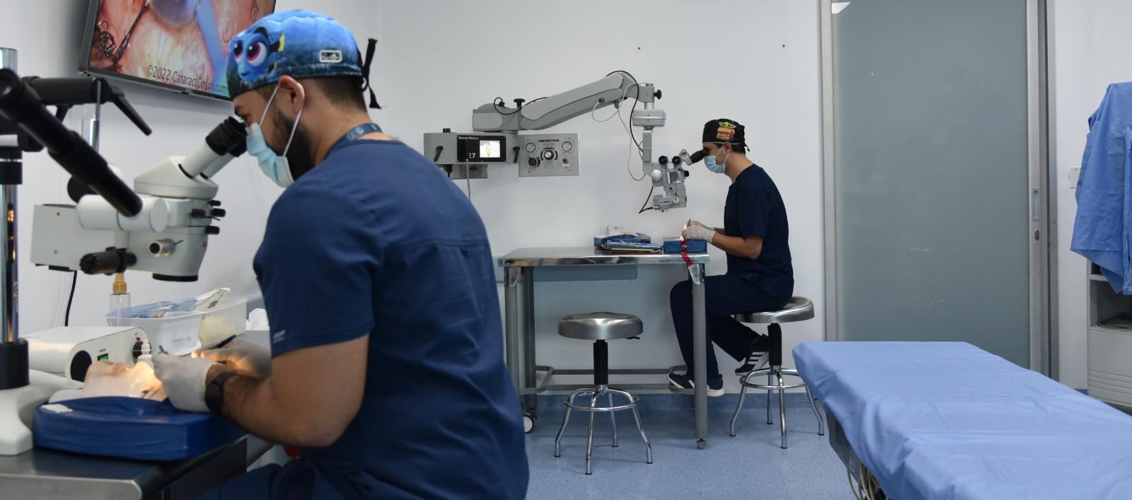 Prueba final en un hospital simulado.