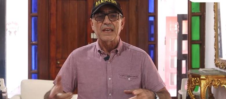 El alcalde William Dau en el video que envió para denunciar la clonación de su voz