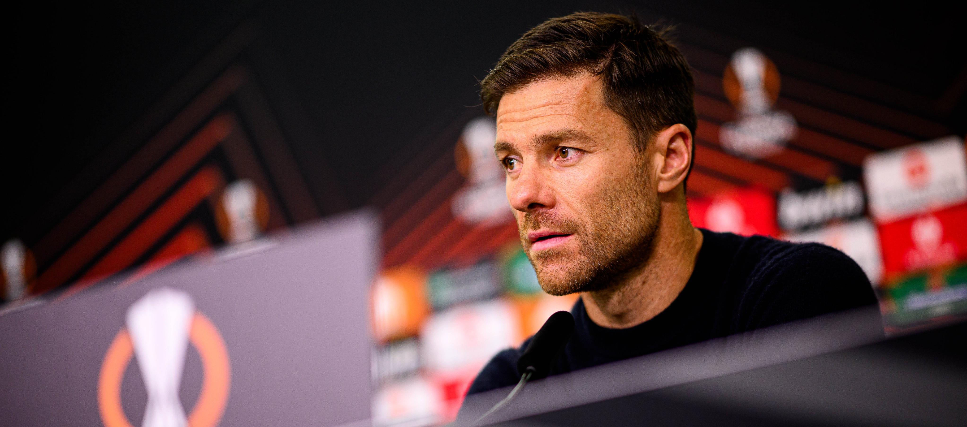 Xabi Alonso, entrenador del Bayer Leverkusen. 