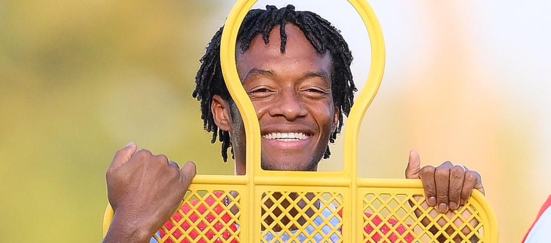 Juan Guillermo Cuadrado sólo ha disputado 106 minutos oficiales con el Inter.  