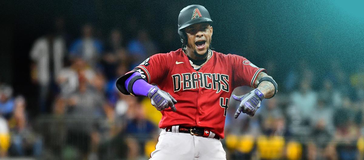 El dominicano Ketel Marte impulsó dos carreras para los Diamondbacks. 
