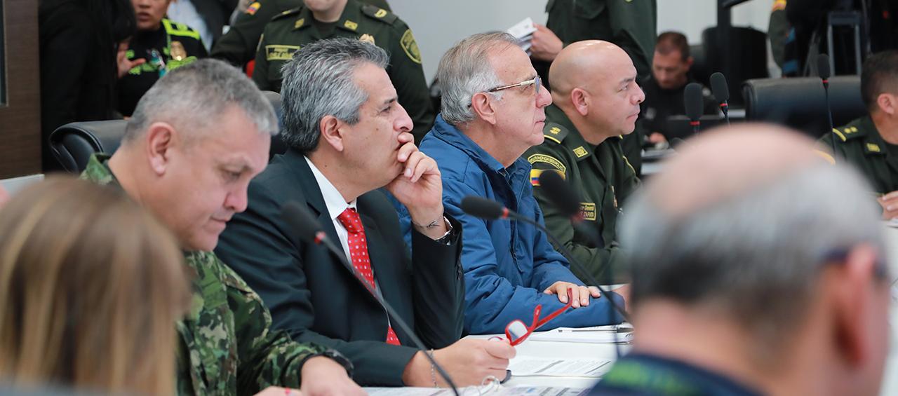 Imagen del Puesto Mando Unificado de Bogotá.