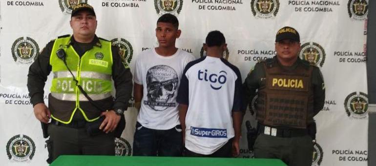 Los dos detenidos por el crimen en 7 de Abril.