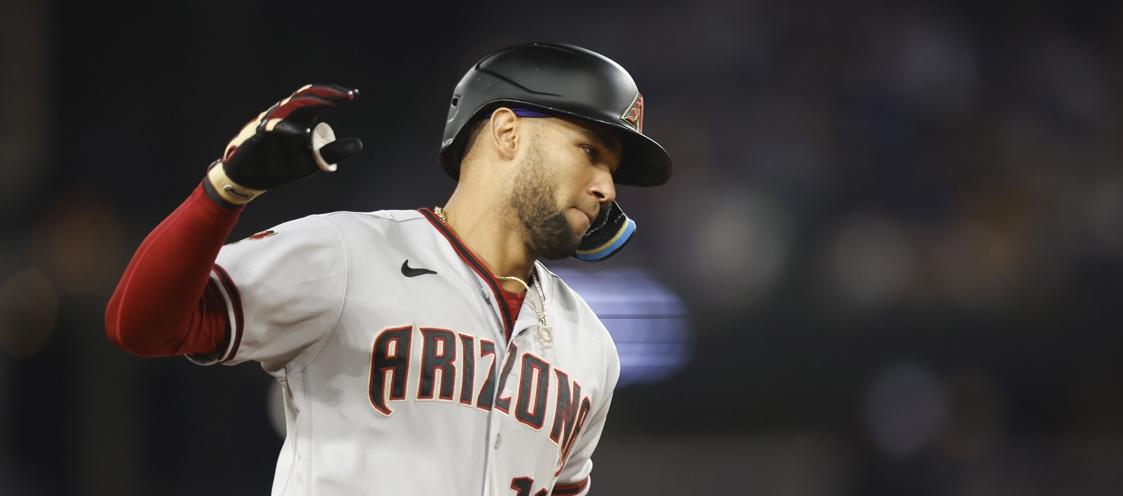 Lourdes Gurriel pegó un jonrón solitario en la sexta entrada para Arizona. 