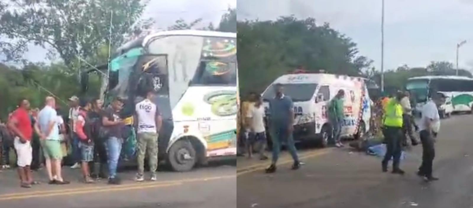 Accidente vial en Pital de Megua 