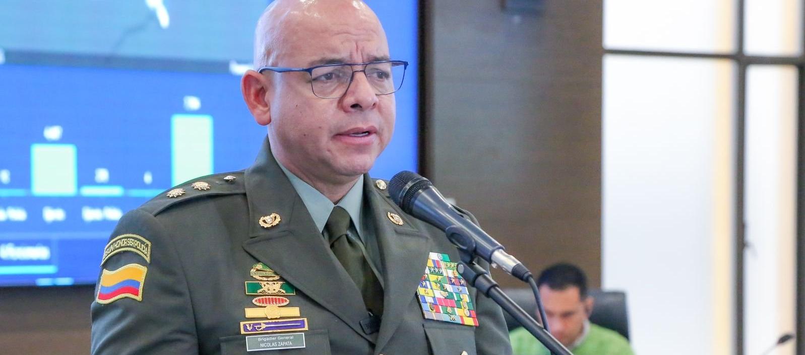General Alejandro Zapata, subdirector de la Policía