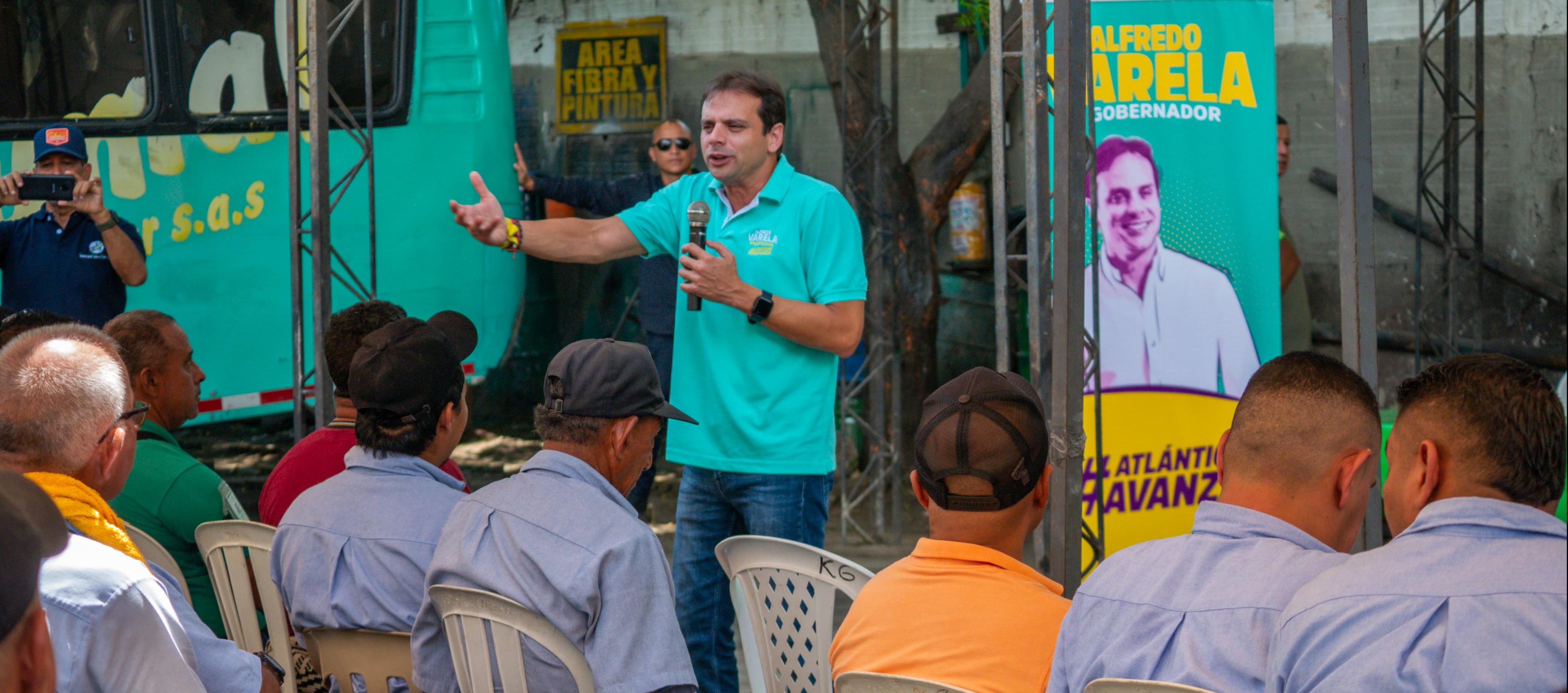 Alfredo Varela, candidato a la Gobernación del Atlántico.
