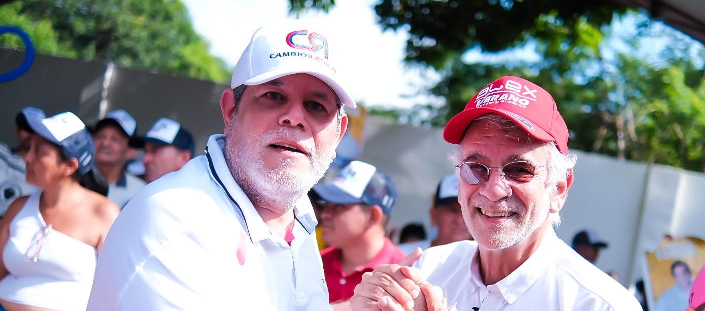 Senador Antonio Zabaraín y Eduardo Verano, candidato a la Gobernación del Atlántico.