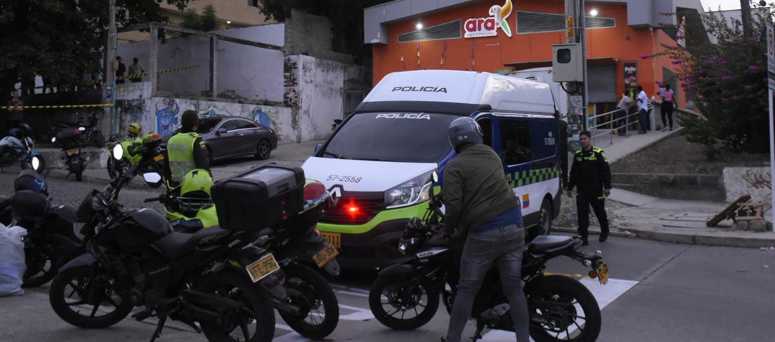Sicariato en el Ara de la calle 80B con 42 D, del barrio Ciudad Jardín.