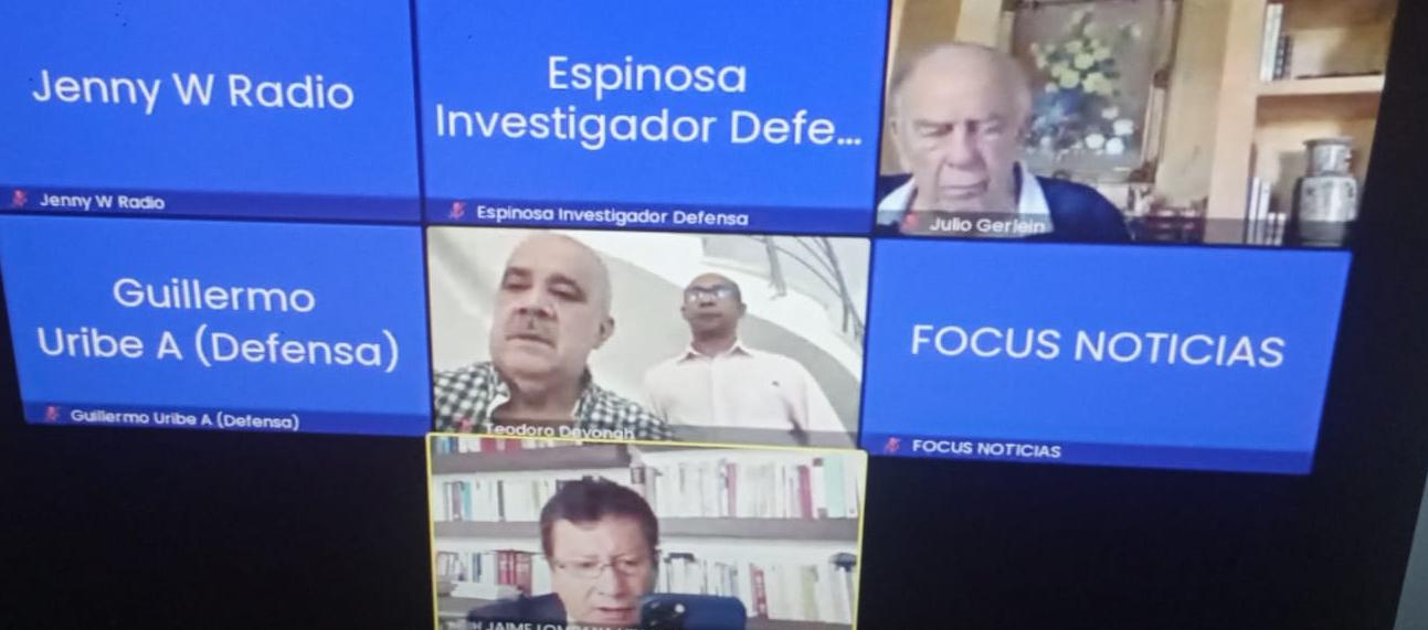 Imagen de la audiencia virtual.