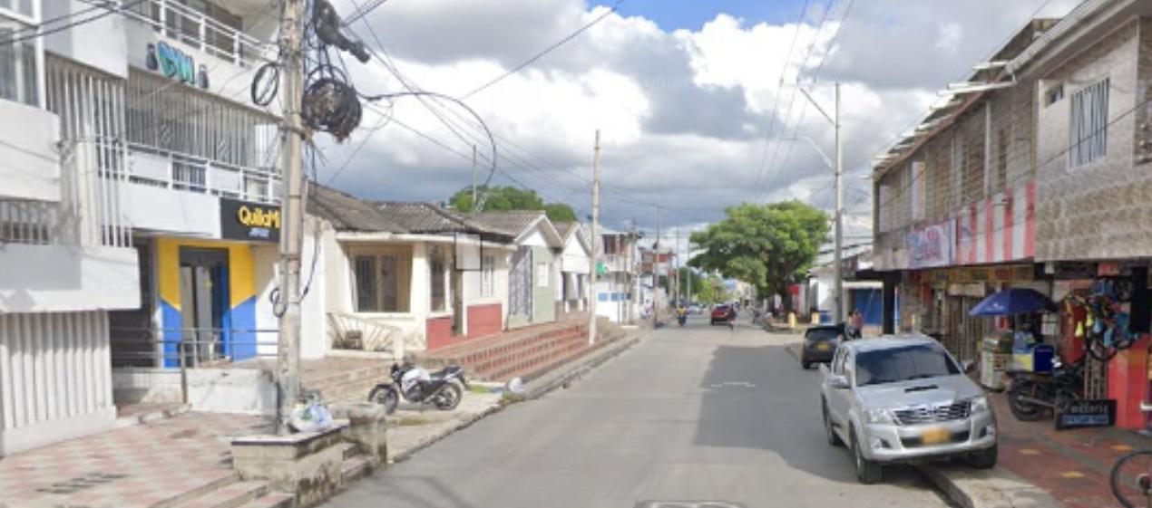 Lugar donde ocurrió el crimen. 