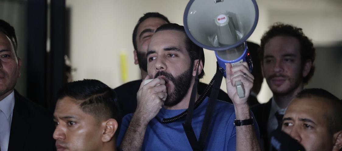 El presidente de El Salvador, Nayib Bukele.