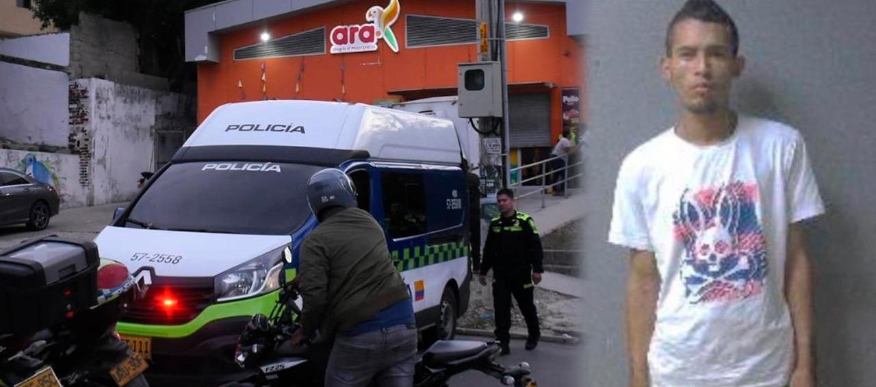 César Junior Navarro Jiménez, presunto coautor del doble homicidio.
