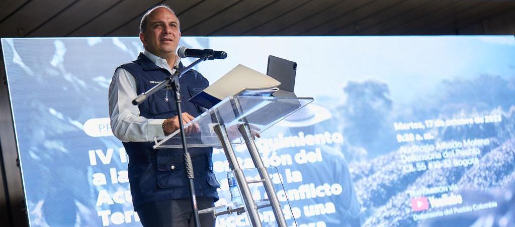 El Defensor del Pueblo, Carlos Camargo.