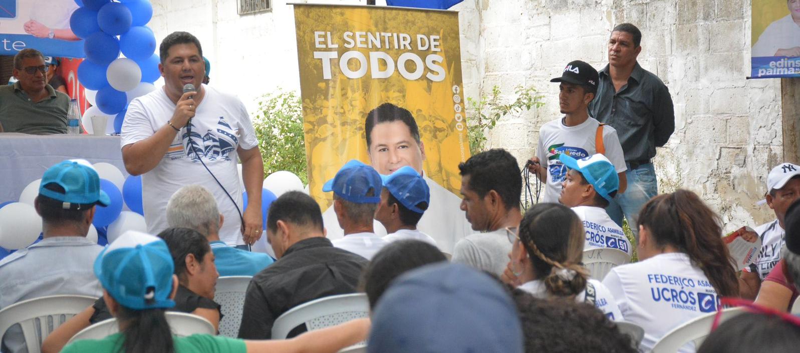 Edinson Palma, candidato a la Alcaldía de Baranoa.