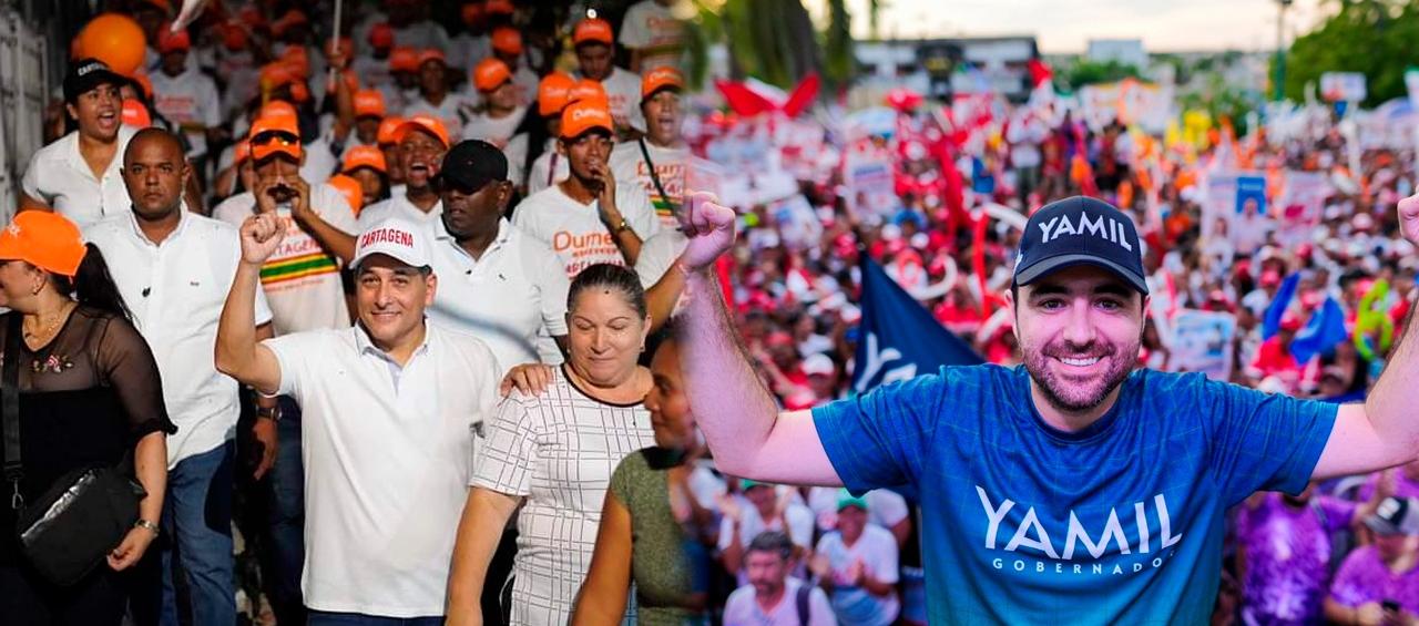 Dumek Turbay y Yamil Arana.