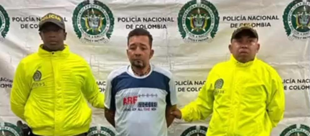 Carlos Enrique Mazo Vásquez, alias 'Chama, capturado.