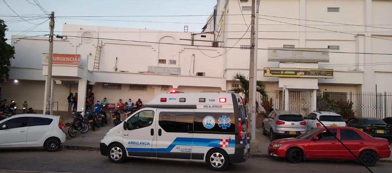 Clínica San Ignacio, a donde fue llevada la víctima. 