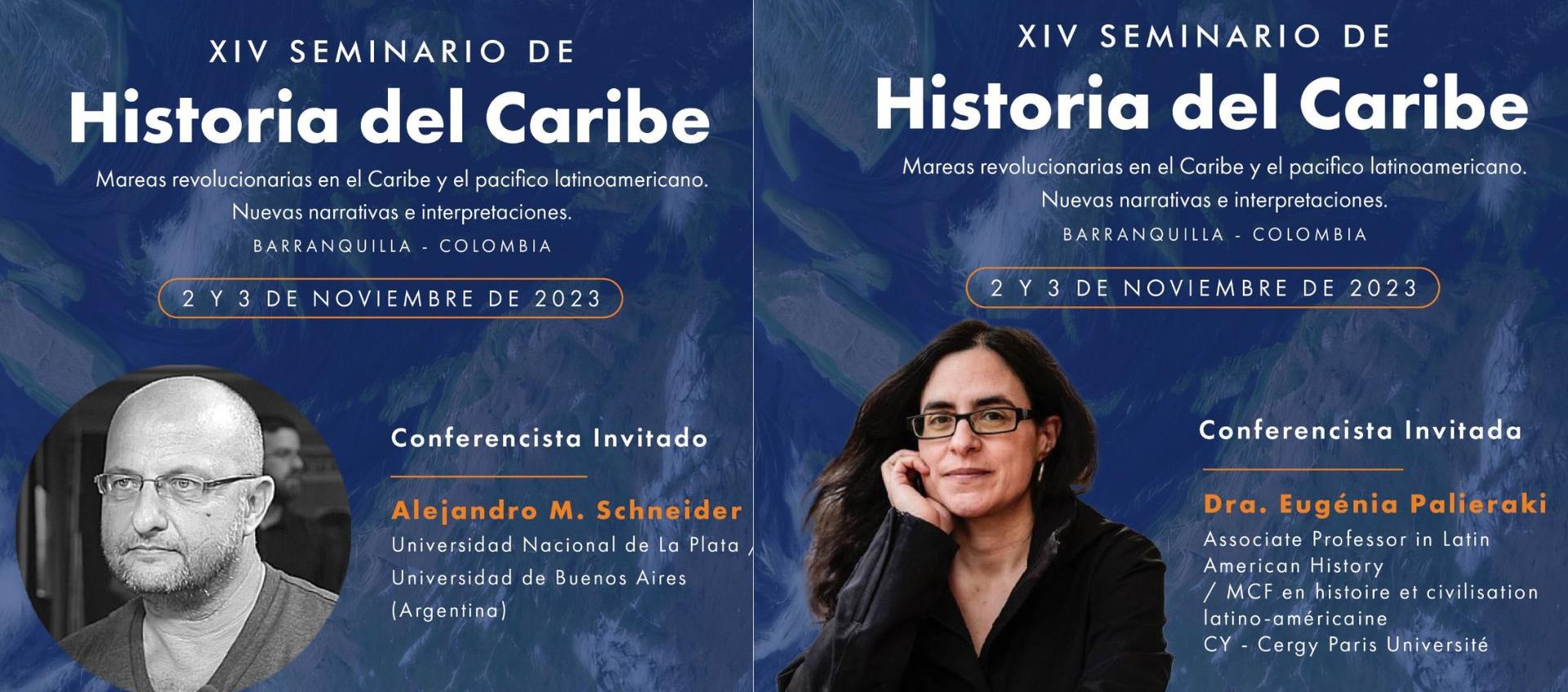 Alejandro M. Schneider y Eugenia Palieraki, conferencistas invitados.