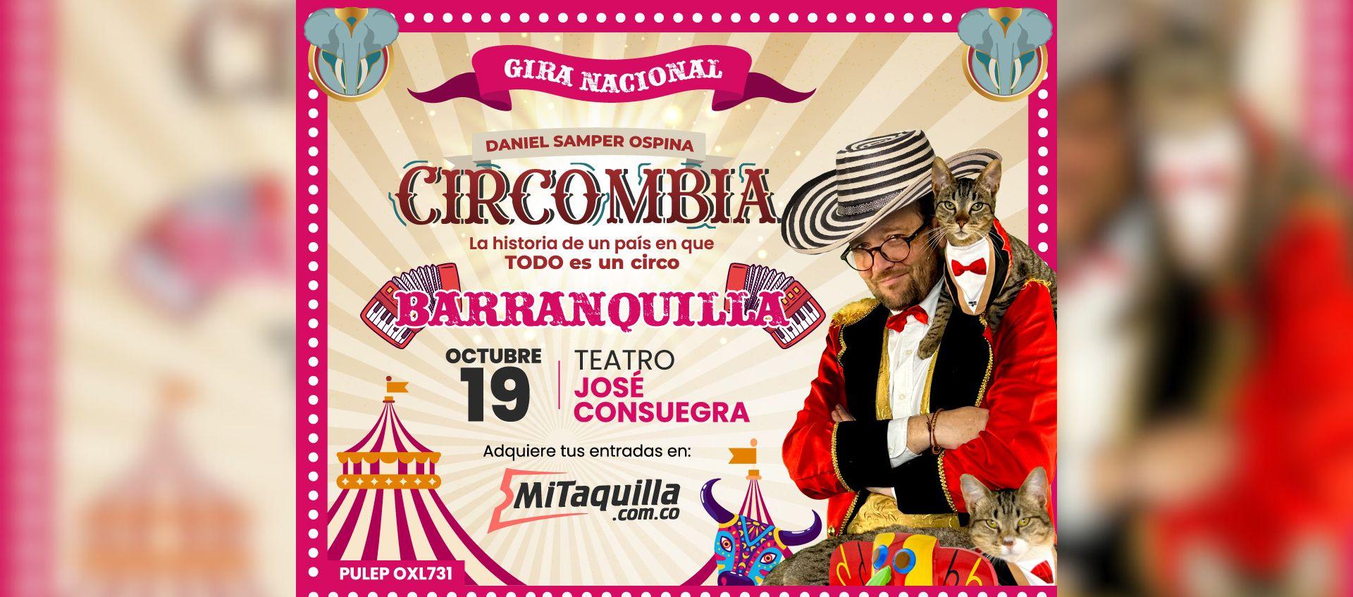 Periodista Daniel Samper presentará su obra "Circombia".