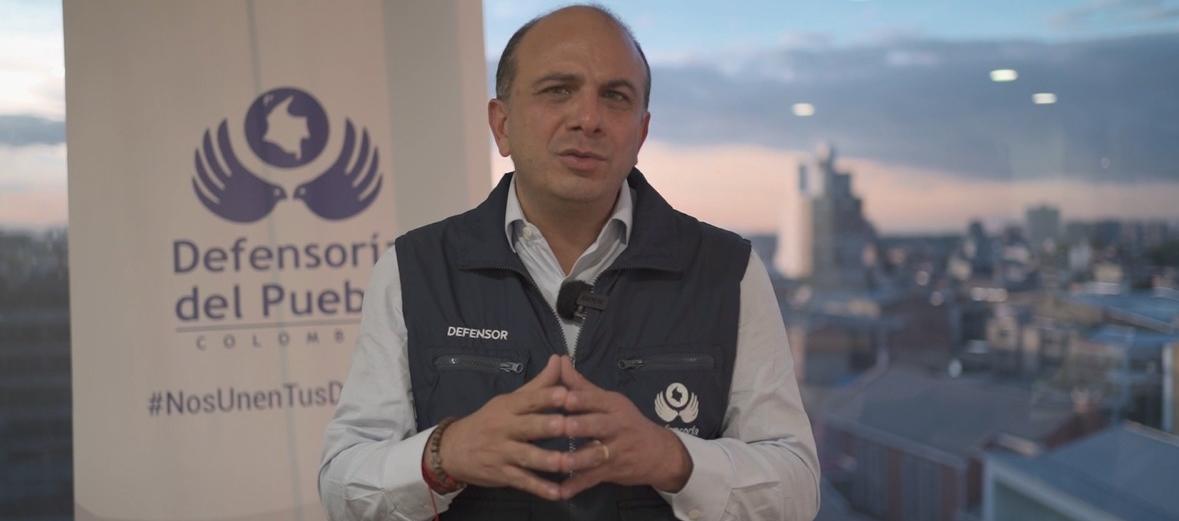 El Defensor del Pueblo, Carlos Camargo.