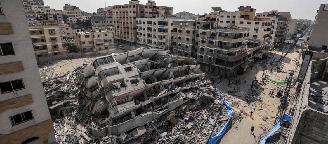 La destrucción en Gaza.