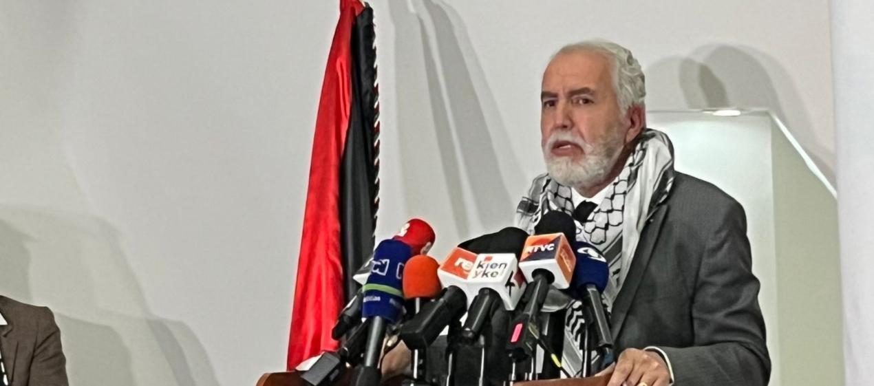 Raulf Almalki, embajador de Palestina en Colombia. 