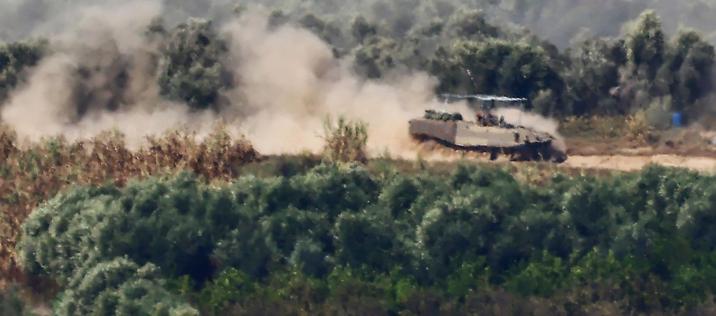 Enfrentamientos en el norte de Gaza. 