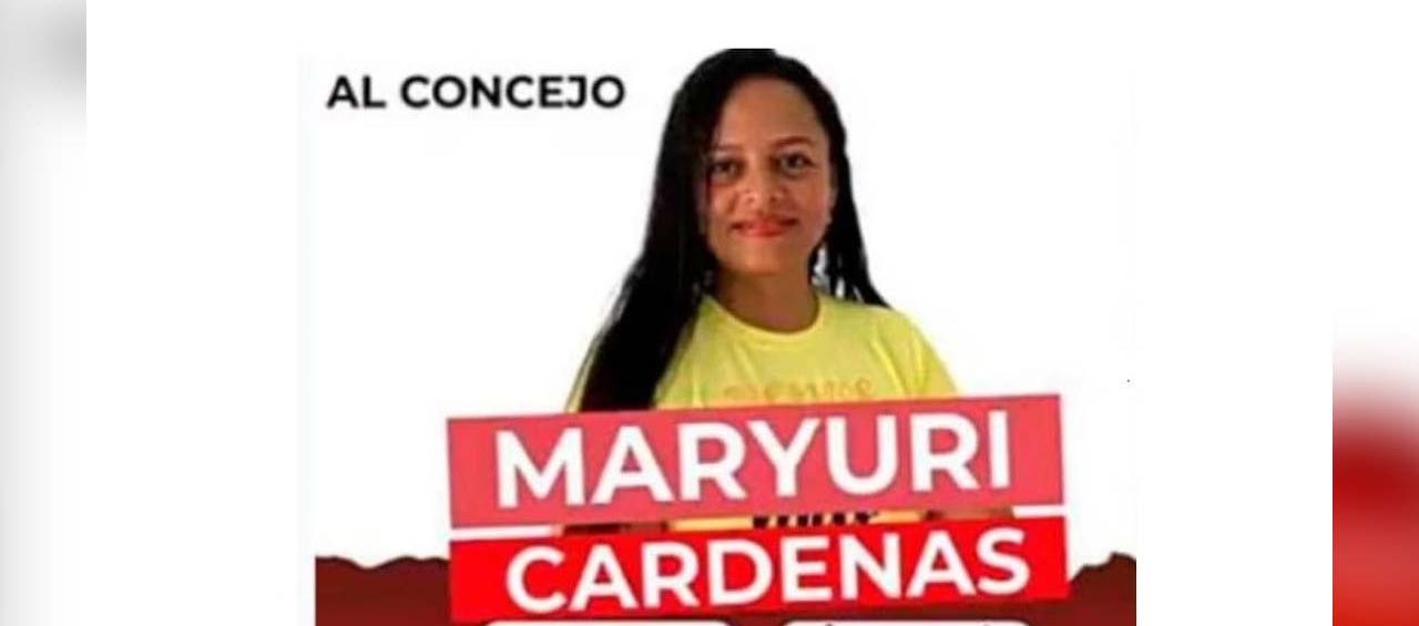 Maryuri Cárdenas, candidata al Concejo de Mutatá, asesinada este jueves.