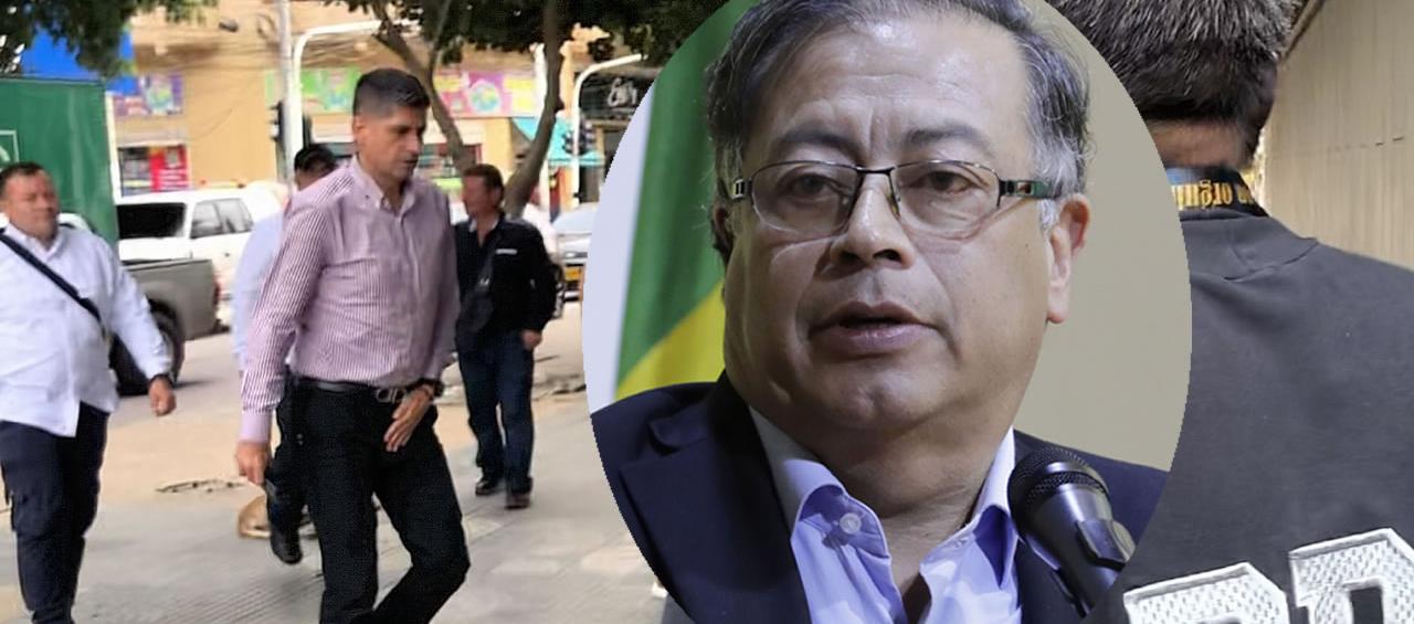 Fiscal Burgos y Gustavo Petro