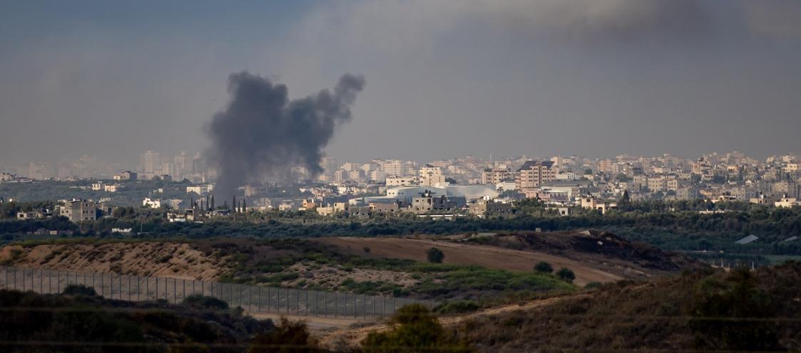 Imagen de la zona norte de la Franja de Gaza.