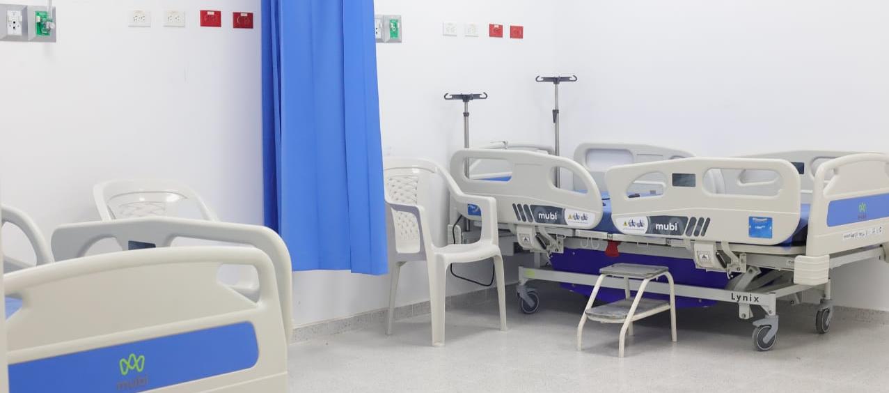 Imagen del área de hospitalización.