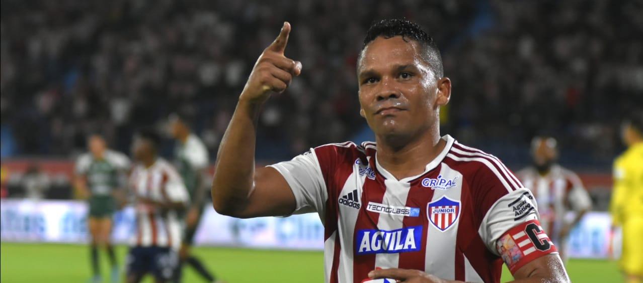 Carlos Bacca completó ocho goles con Junior en la Liga.