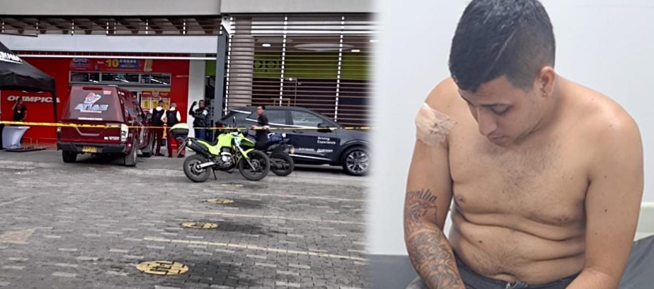 Lugar de los hechos y Jesús Alberto Montes De Oca, el capturado.