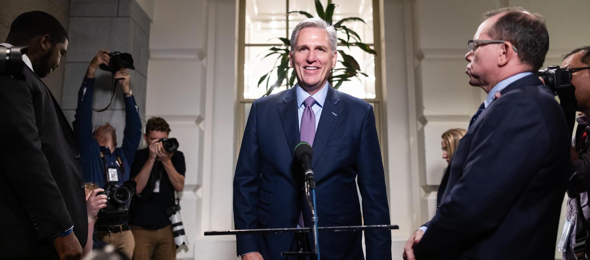 Kevin McCarthy, presidente de la Cámara Baja estadounidense.