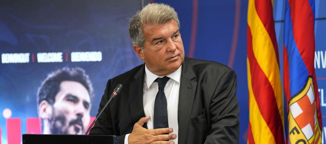 El presidente del Barcelona, Joan Laporta.